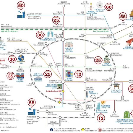 Eslead Hotel Namba Daikokucho 大阪 外观 照片